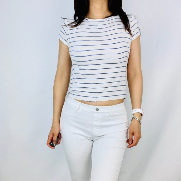Old Navy Tops - OLD NAVY Bottom Raw Hem